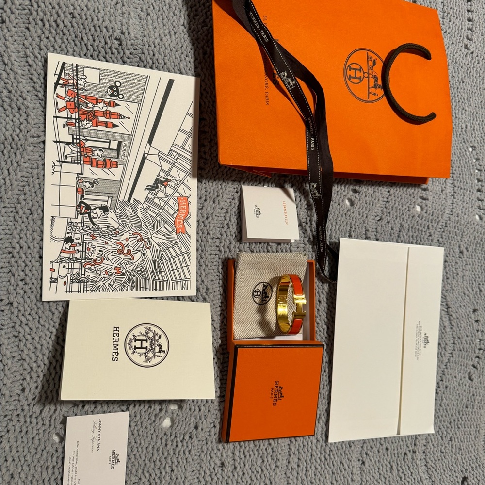 Authentic Click H Bracelet Original Pkg And Recei… - image 3